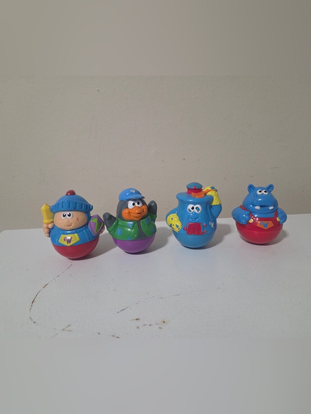Hasbro Playskool Weebles Set Of 4